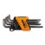 Set of 8 ball head offset key wrenches, for Torx® head screws, 97BTX/SC8