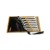 Set of 6 reversible ratcheting combination wrenches in wallet, 142/B6