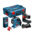Line Laser, GLL 3-80 P Professional + Wall Mount, BM1  + Receiver, LR2 +L-Boxx