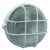 Coloured Round Lamp IP44 100W White 