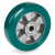  180mm TR-ROLL Polyurethane Wheels, Aluminium centre 622105
