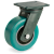  250mm TR-Roll Polyurethane Wheels, cast Iron centre, swivel top plate bracket EE HD 628708