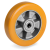 200mm "TR" Polyurethane Wheels high thickness, Aluminium centre 652306