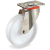  150mm Polyamide 6 Solid Wheels, Swivel top plate bracket type P 687504