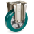 160mm TR-ROLL Polyurethane Wheels, Aluminium centre, fixed bracket type P 628514